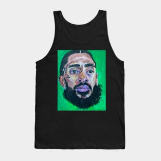 Nipsey Hussle Notebook, Framed, Tank Top